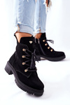 Women’s Suede Boots Black Nicole 2674