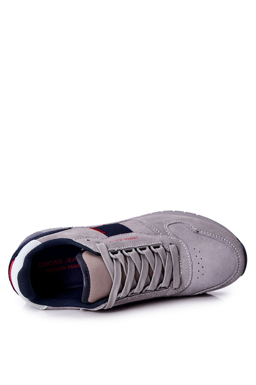 Obuwie Sportowe Męskie Cross Jeans Szare II1R4008C