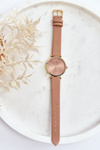 Women's Watch with Leather Strap Giorgio & Dario GDM230411 Light Brown