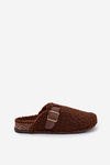 Women's slippers with fleece type lamb Brown Lorivine