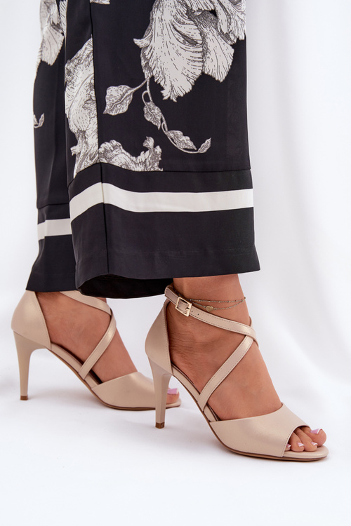 Fashionable High Heels Sandals Gold Loressa