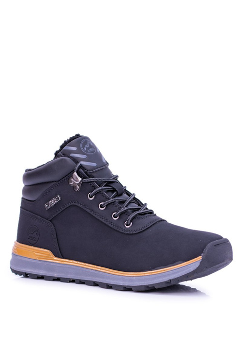 Fleece Insulated Black Men's Trekking Boots Preventi