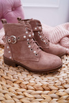 Youth Khaki Pearl Boots Nargos