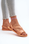 Sandały Z Brokatem Damskie Pomarańczowe 82429 Ipanema Vibe Sandal Fem