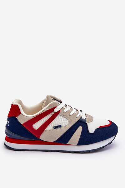 Sneakersy Wygodne Damskie Memory Foam Czerwone Big Star LL274950