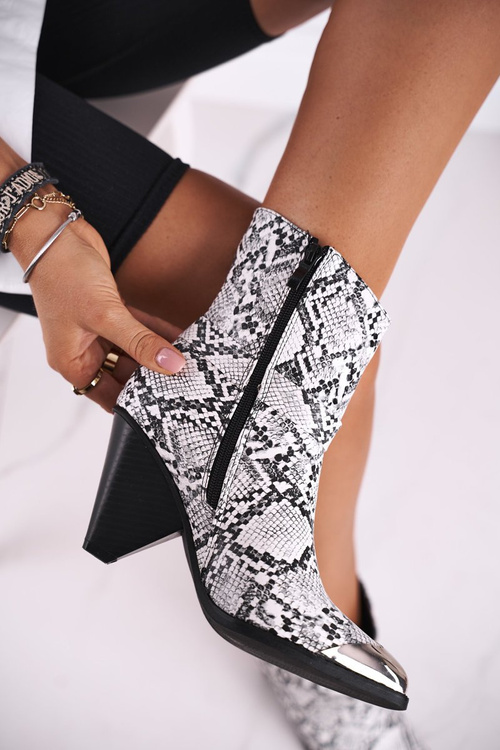 Women’s Boots Metal Toe Snake Eternally