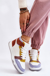 Buty Sportowe Trampki Wysokie Damskie Multikolor Rumour