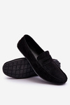 Men's Suede Loafers Black Mack