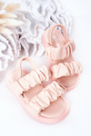 Children's Sandals With Drawstring Pink Sweetness
