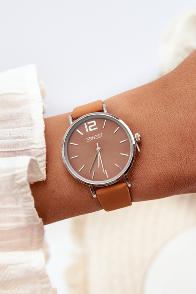 Women's Watch Ernest Dark beige Sandmill