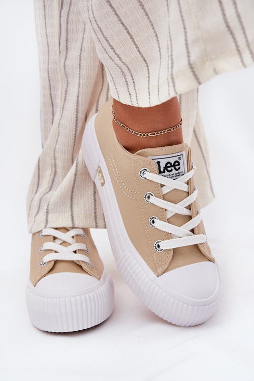 Women's Platform Sneakers Beige LEE ISLA C WOMEN LOW 50251001