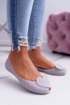 Grey Women's Meliski Ballerinas Hearts Opacify