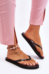 Comfortable Big Star Flip Flops LL274800 Black