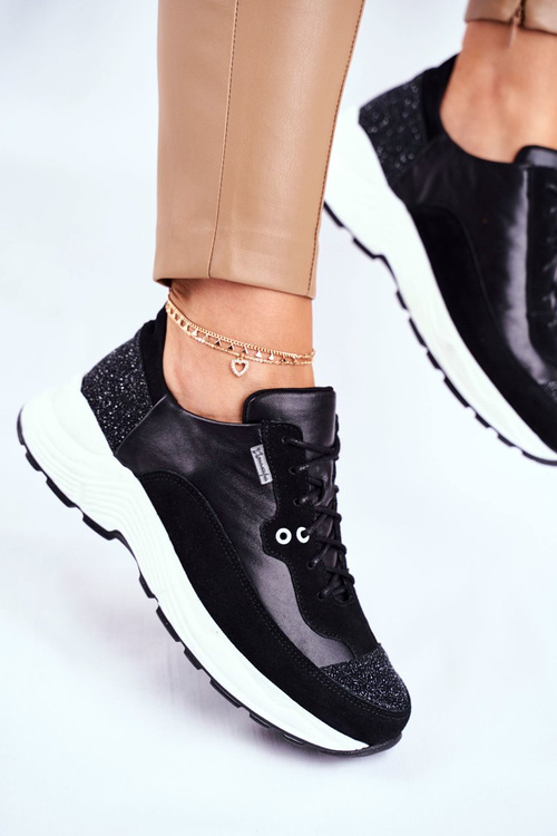 Women's Sport Shoes Sneakers Leather Maciejka 04845-01