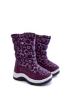 Children's Snow Boots Warmed Violet Terra