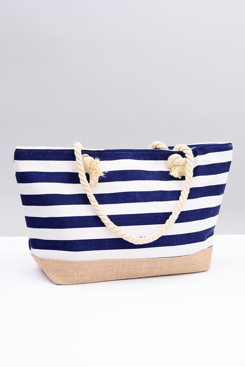 Women's Navy Blue Large Beach Handbag