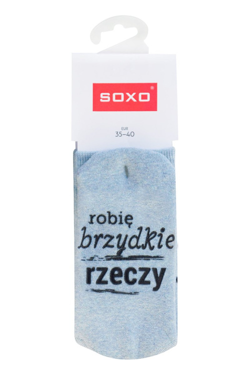Women's SOXO Socks "I do ugly things, but very nice".