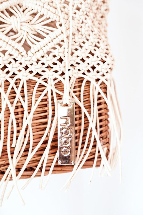 Braided Handbag Basket NOBO XK0050 Beige