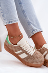 Low Platform Sneakers Khaki Ovivene