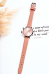 Women's Analog Watch Nickel-Free Ernest Pink
