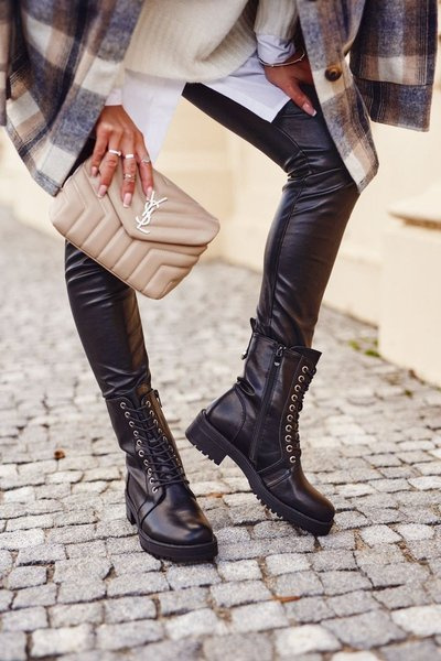 Women's Boots Black Support Me