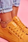Women's Sneakers Big Star Yellow FF274A086