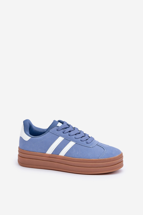 Women's Sneakers On Platform Blue Egelia