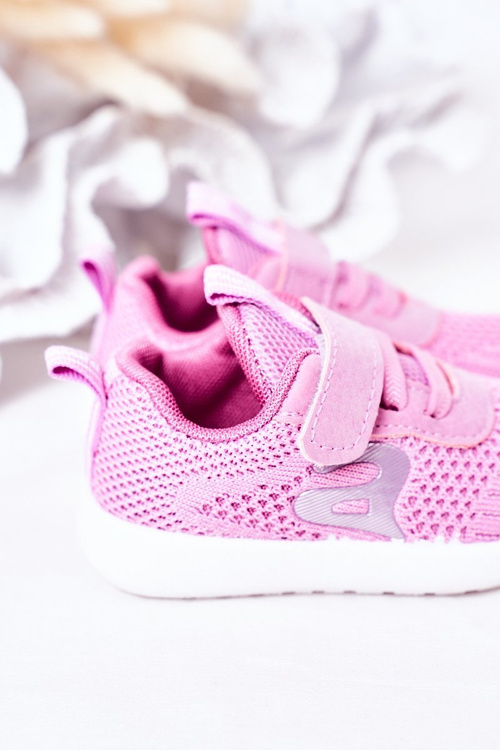 Dziecięce Sportowe Buty Ciemnoróżowe Little Sportsman
