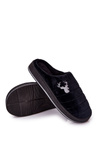Men's padded slippers Black Ronny