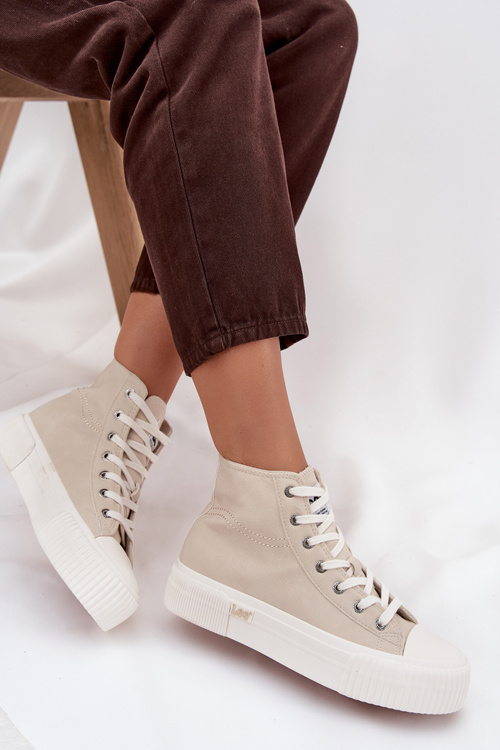 Women's Sneakers On Platform LEE 50253002.35E ISLA WOMEN MID Beige