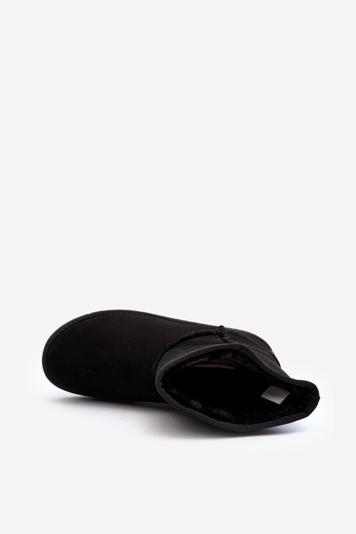 Damskie Śniegowce Cross Jeans Beżowe MM2R4024 Czarne