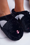 Women's Slippers Cat Ears Black Sleppyhead