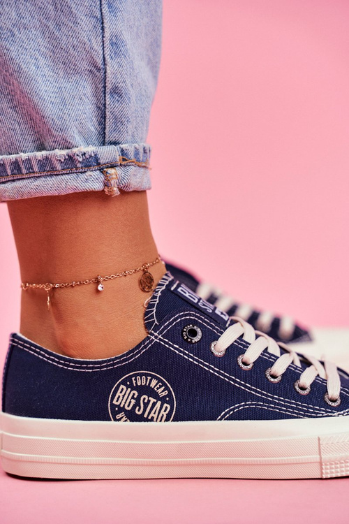 Women's Big Star Sneakers Navy Blue FF274125