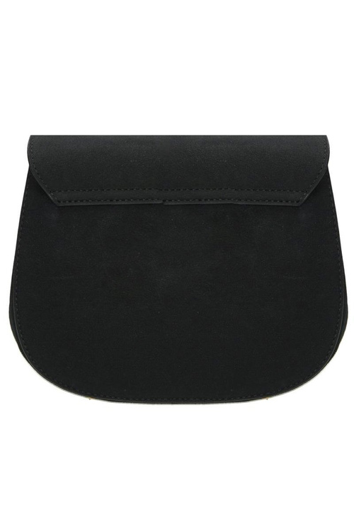 Women's Suede Handbag Black NOBO NBAG-F0180-C020