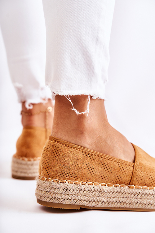 Espadryle Damskie Platforma Camel Marise