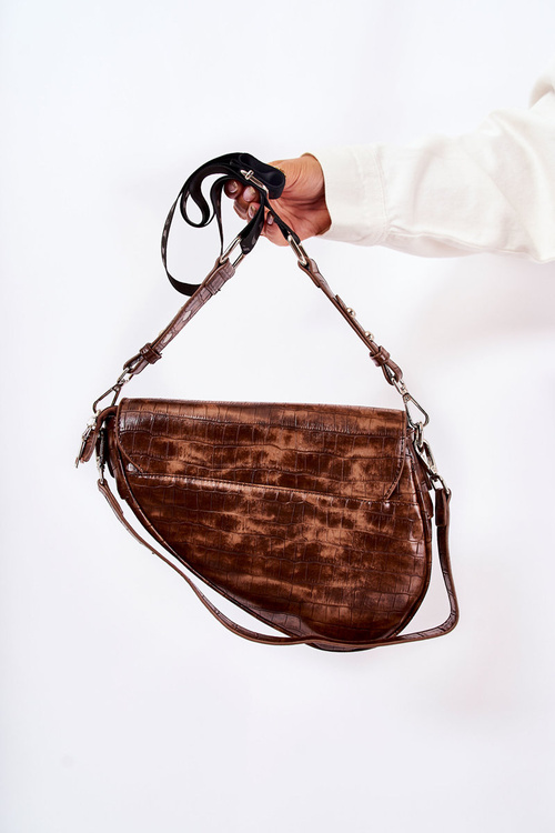 Women's saddle bag GOE ZNJ041 Brown