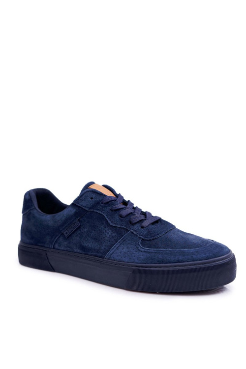 Men's Big Star Suede Sneakers Navy Blue EE174363