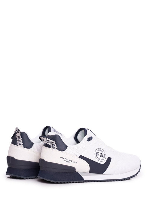 Sportowe Męskie Buty Big Star Białe FF174204