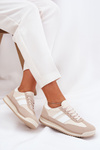 Sneakersy Buty Sportowe Damskie Panterka Beżowe Galabis