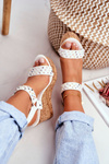 Women’s Sandals On Wedge Lu Boo White Gail