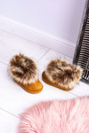Children's Snow Boots With Fur Camel Ariana