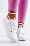 Women's Leather Sneakers White Mikayla