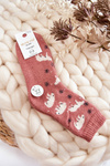 Women's Wool Socks In Polar Bear Pink