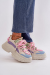Damskie Sneakersy Masywna Platforma Sznurowane Multikolor Nevela