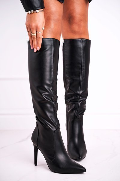 Women's High Boots Black See Me!
