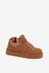 Damskie Sneakersy Ocieplane Futerkiem Camel Cyrissa