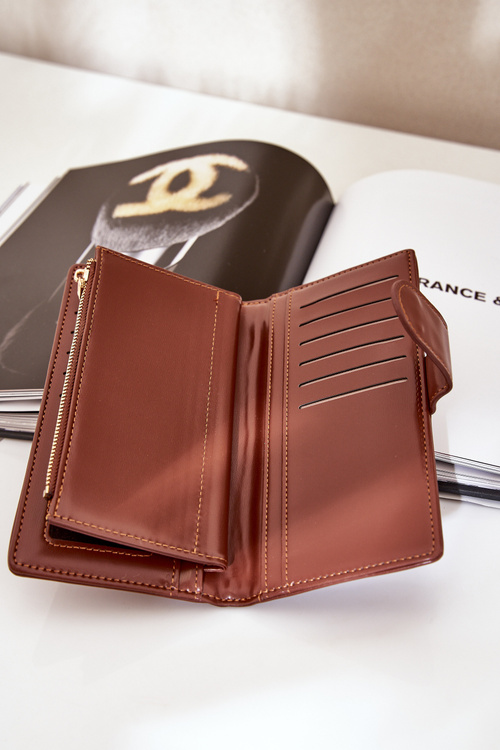 Brown Eco Leather Women's Wallet Kalinessa