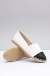 White Women's Espadrilles Black Nose Monii