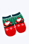 Women's Socks With Christmas Patterns COSAS Green