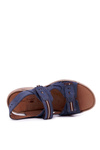 Men's Leather Sandals Navy Blue Lop